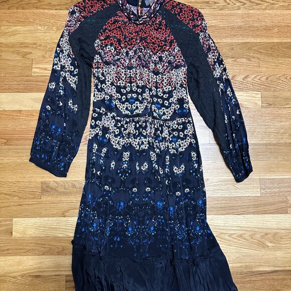 Bhanuni by Jyoti Anthropologie Floral Print Dress - Picture 2 of 10
